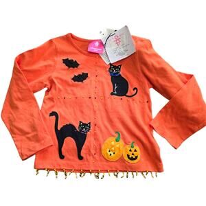 Vintage Michael Simon Girl Halloween Holiday Shirt SZ 7 New Old Stock